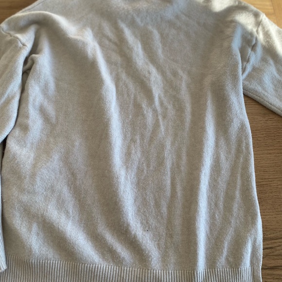 Tahari Super Soft Crew Neck Long Sleeve‎  Cream Sweater Women’s XL Preloved - Picture 10 of 10